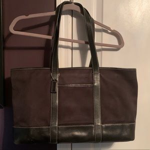COACH Canvas & Leather Tote